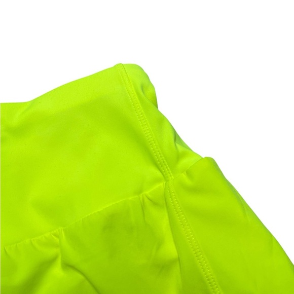 Neon Yellow Athletic Shorts 4” Inseam Size XL - Picture 2 of 5